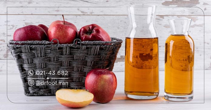 سرکه سیب برای سوزش کف پا